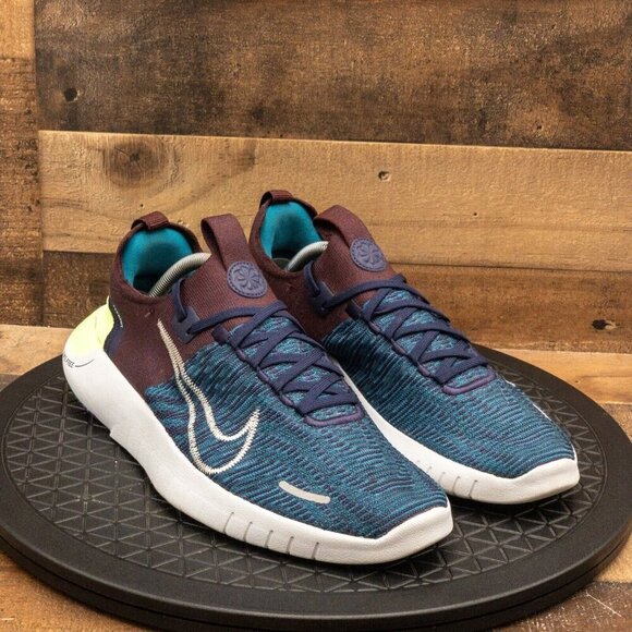 NIKE FREE RUN FK NEXT NATURE MENS ATHLETIC SHOES RUNNING GYM BLUE PURPLE SZ 10.5 - Picture 3 of 9